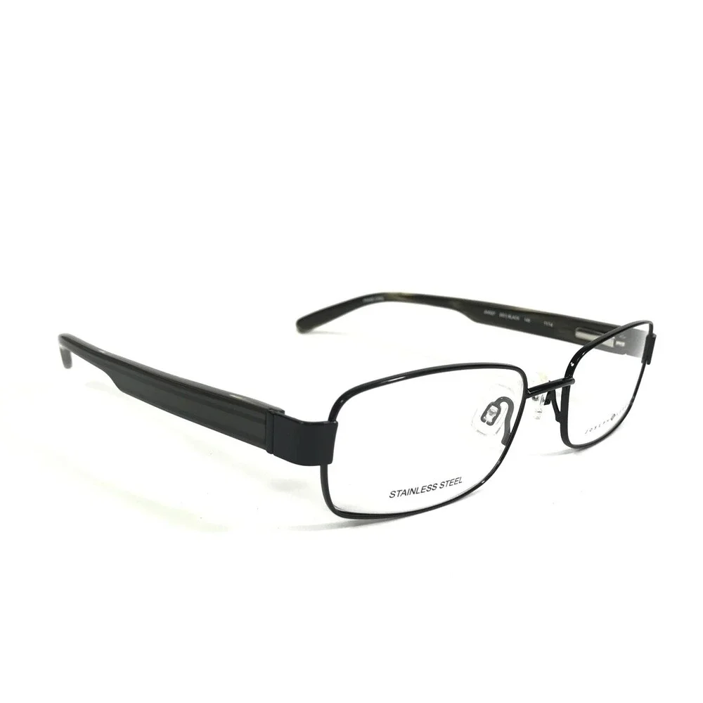 Joseph Abboud Eyeglasses Frames JA4027 001 BLACK Rectangular Full Rim 53-18-145